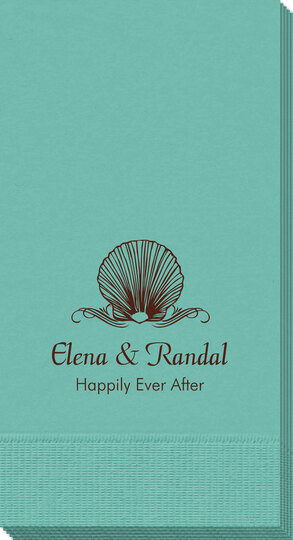 Graceful Seashell Guest Towels